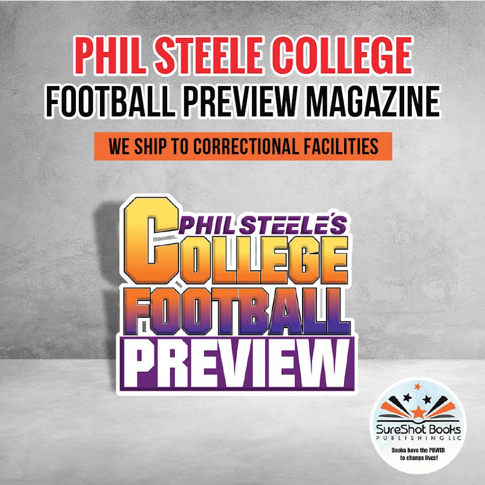 Sending Phil Steele College Football Preview Magazine to Inmates