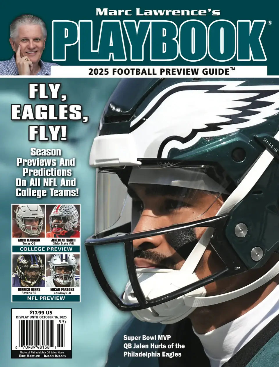 Marc Lawrence 2025-26 Playbook Football Guide Sports Magazines Playbook