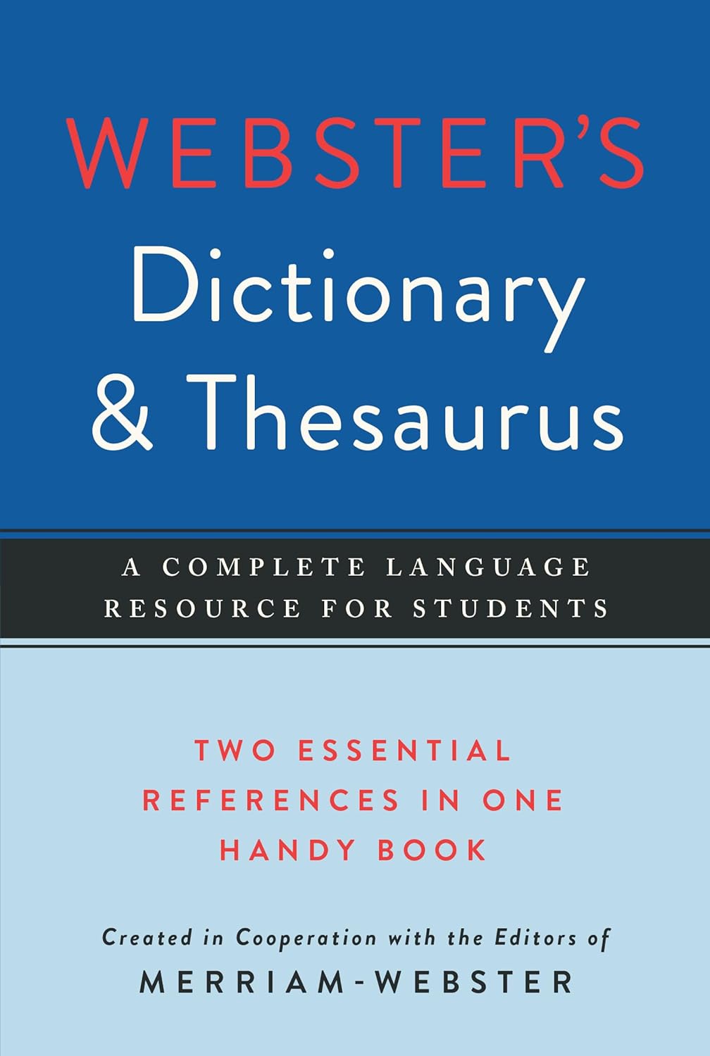 Webster's Dictionary & Thesaurus, Newest Edition Federal Street Press