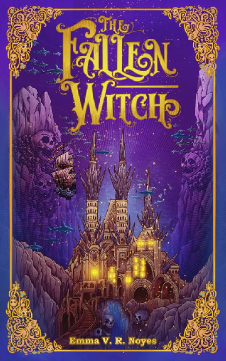 Cover image of "The Fallen Witch" by SureShot Books Publishing LLC, featuring dark fantasy artwork with a mysterious witch figure.