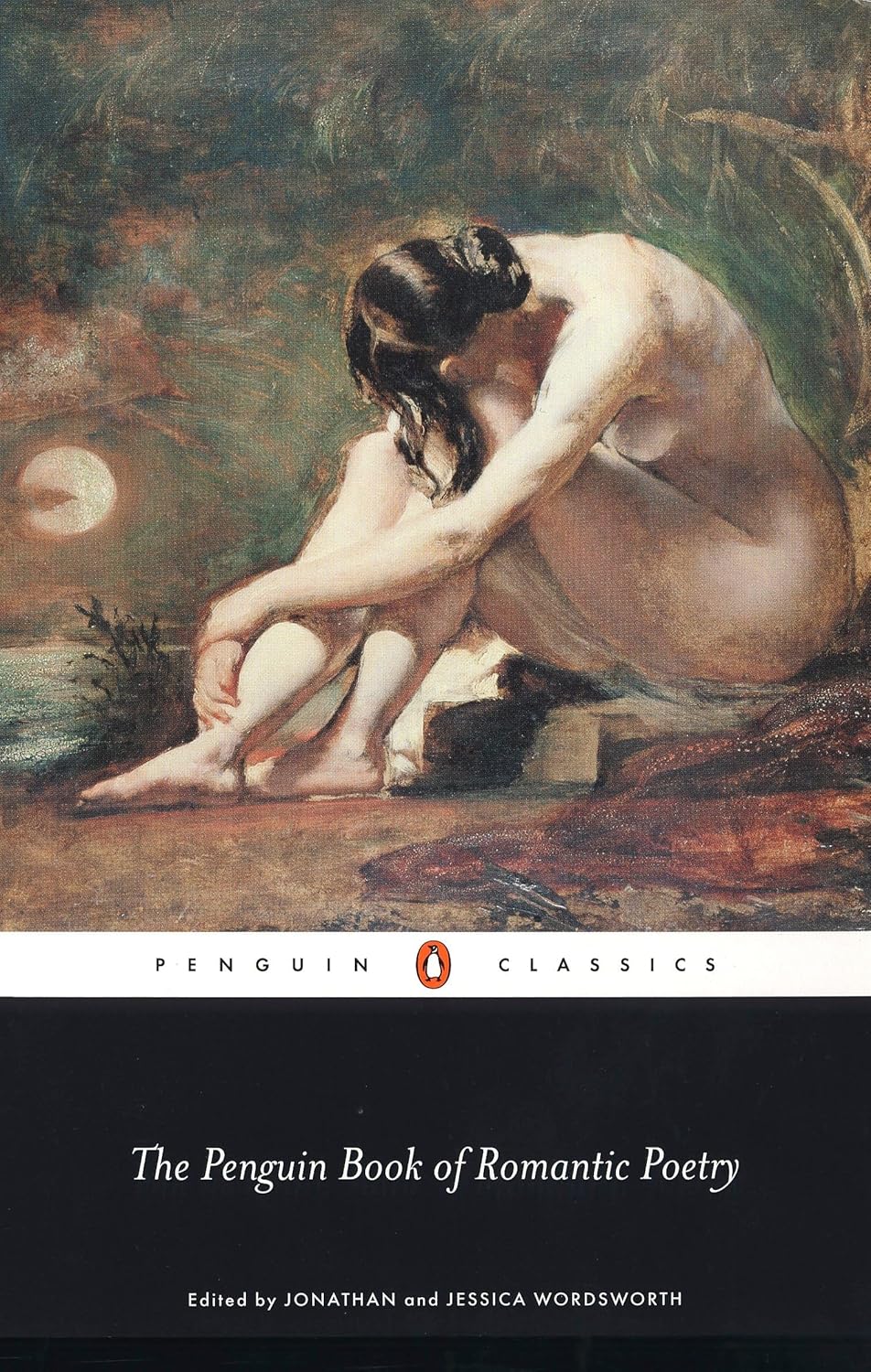 Cover image of "The Penguin Book of Romantic Poetry" published by SureShot Books Publishing LLC, featuring classic romantic poetry collection.