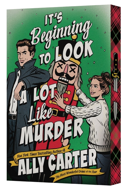 Paperback of "It's Beginning to Look a Lot Like Murder" by Avon Books, showing the book cover with title and author details.