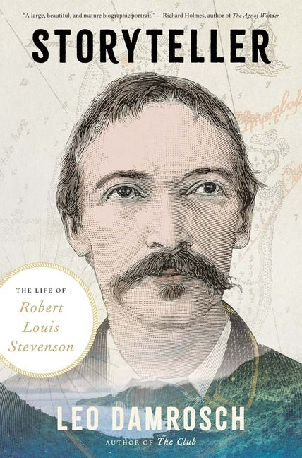 Paperback of "Storyteller: The Life of Robert Louis Stevenson" by Yale University Press, featuring the book cover with title and author.