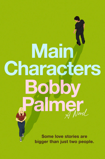 Paperback of Main Characters novel by Little Brown and Company, featuring the book cover with colorful artwork and title.