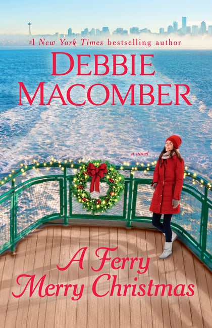Paperback copy of "A Ferry Merry Christmas" by Ballantine Books, featuring festive holiday cover art.