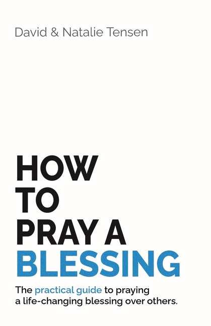 Paperback book titled "How To Pray A Blessing" by Poetry Chapel Press, showing the cover with title and author.