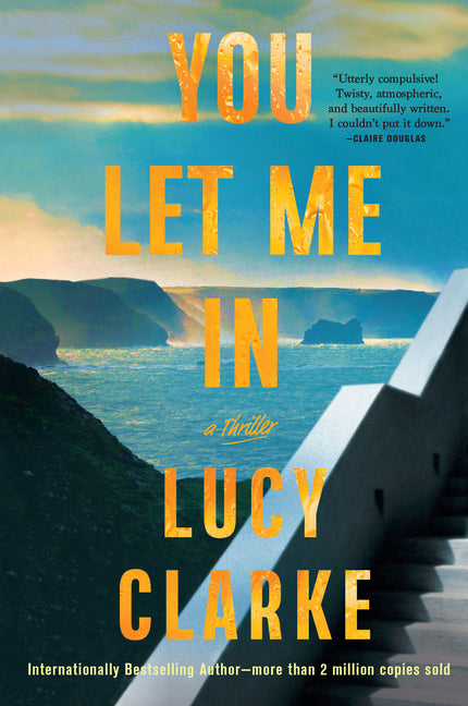 Paperback book titled "You Let Me in" by Atlantic Crime, featuring a cover with dark, mysterious artwork.