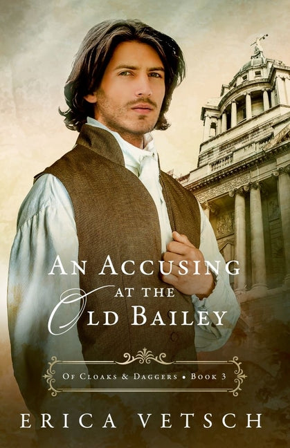 Paperback book titled "An Accusing at the Old Bailey" by Kregel Publications, showing the front cover with historic courtroom imagery.