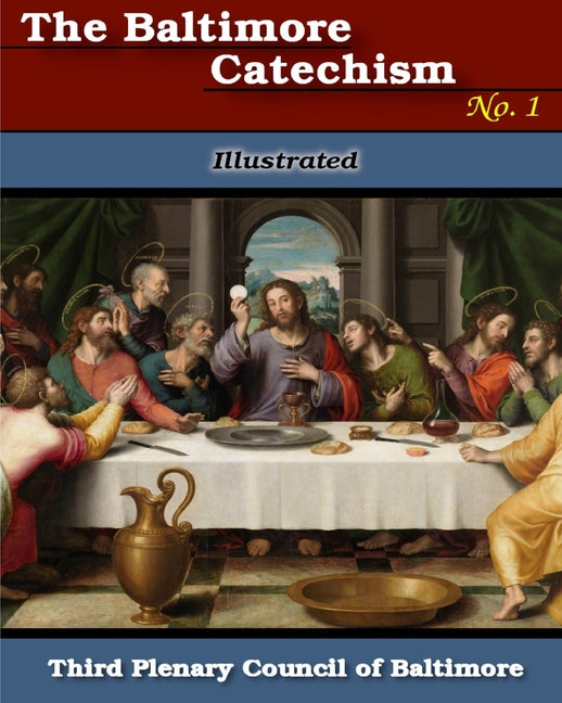 Paperback Baltimore Catechism No. 1: Illustrated by Blurb, featuring religious illustrations and clear text on the cover.