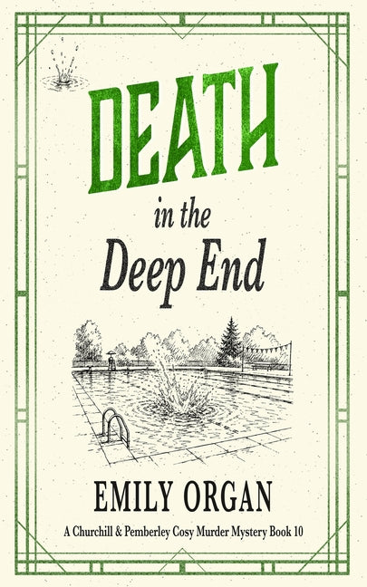 Paperback book titled "Death in the Deep End" by Darkfield Books, showing the cover with dark, mysterious ocean imagery.
