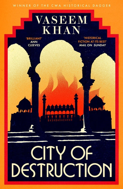 Paperback of "City of Destruction" mystery novel by Hodder & Stoughton with a cover showcasing urban cityscape and intriguing design.