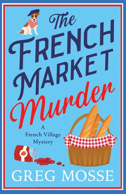 Paperback of The French Market Murder by Hodder & Stoughton featuring a cover with a mysterious scene and vintage design elements.