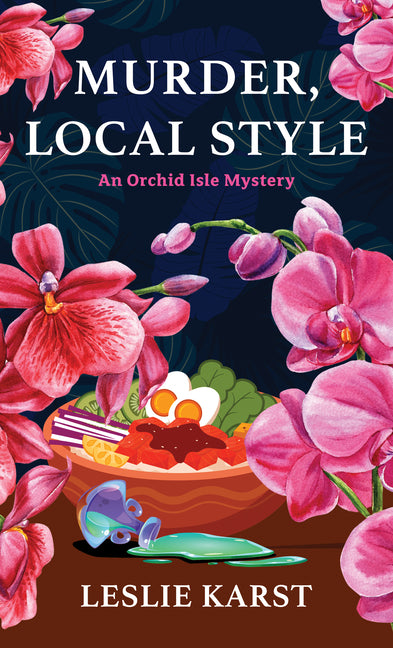 Paperback of "Murder, Local Style" by Thorndike Press Large Print featuring a cover with dark, mysterious artwork.