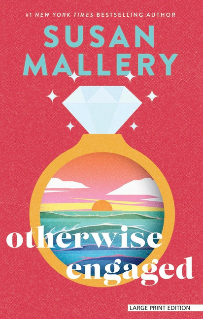 Paperback book titled "Otherwise Engaged" by Large Print Press, featuring a cover with colorful artwork.