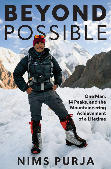Paperback book titled "Beyond Possible" by Disney Publishing Group, featuring a mountain climber on the cover.