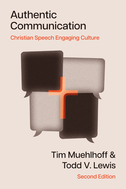 Paperback book titled "Authentic Communication: Christian Speech Engaging Culture" by IVP Academic, with a close-up of the cover.