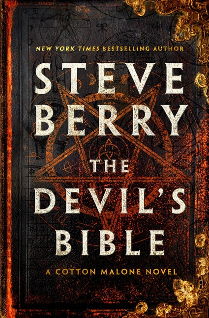 Paperback of The Devil's Bible by Cotton Malone, a historical thriller novel published by Grand Central Publishing