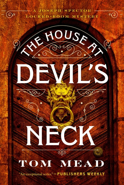Paperback of The House at Devil's Neck by Mysterious Press, featuring the book cover with dark, mysterious artwork and title text.