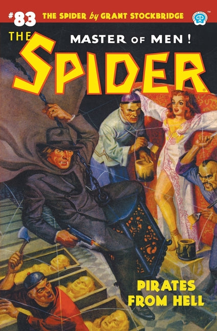 Paperback copy of The Spider #83: Pirates From Hell by Popular Publications, featuring cover art of a pirate-themed adventure.