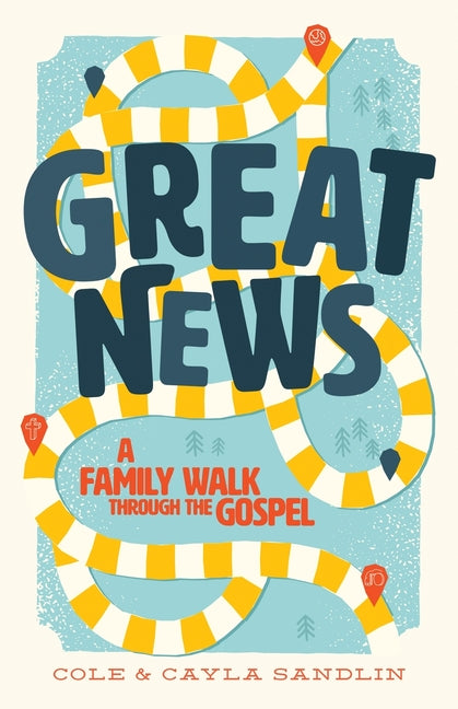 Paperback edition of "Great News: A Family Walk Through The Gospel" by Lucid Books, showing the book cover with title and design.