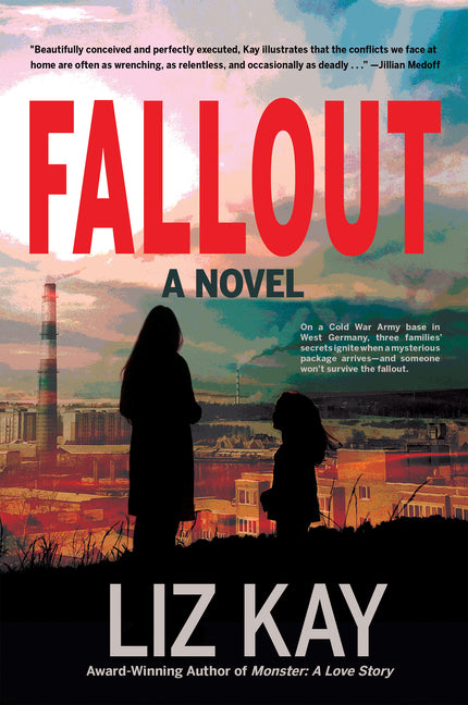 Paperback of Fallout by Red Hen Press, featuring a cover with abstract artwork and the book's title in bold text.