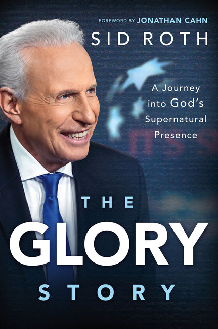 Paperback book titled "The Glory Story" by Charisma House, featuring a spiritual journey into God's supernatural presence.