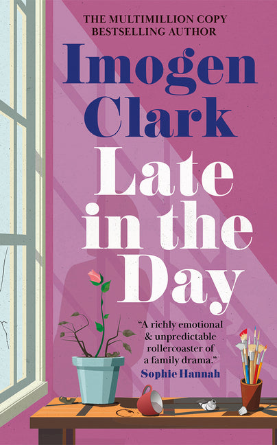 Paperback of "Late in the Day" by Lake Union Publishing featuring the book cover with title and author details.