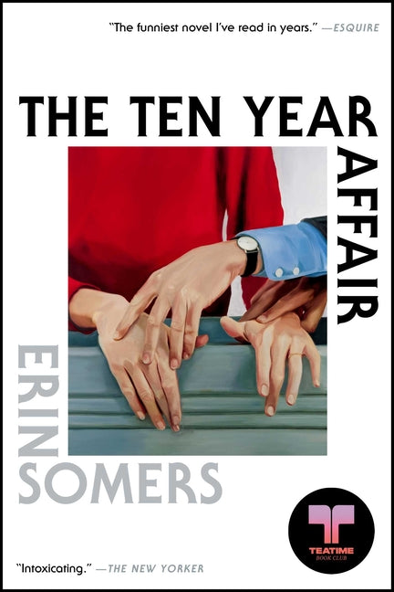 Paperback of "The Ten Year Affair" by Simon & Schuster featuring the book cover with title and author text.