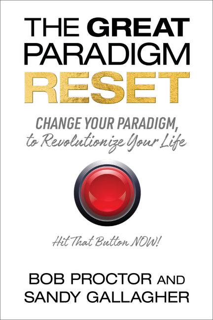 Paperback book titled "The Great Paradigm Reset" by G&D Media, featuring a colorful cover design.