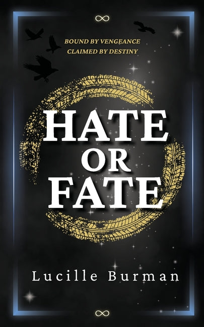Paperback of "Hate or Fate" by Lucille Burman showing the book cover with title and author's name on a plain background.