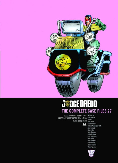 Paperback of Judge Dredd: The Complete Case Files 27 by 2000 AD, featuring cover art and spine detail.