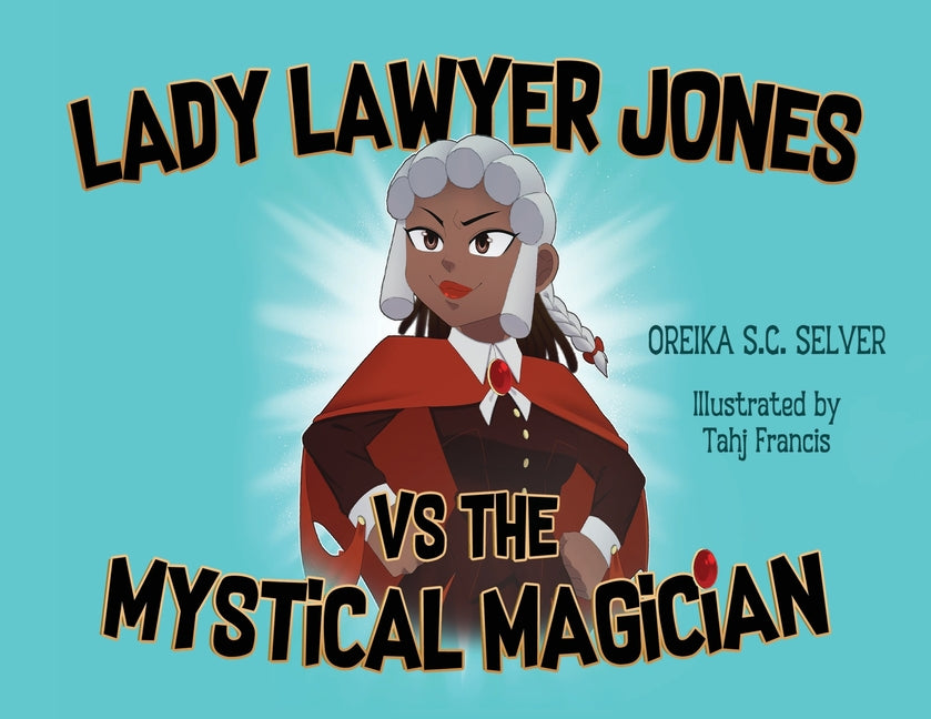 Paperback of Lady Lawyer Jones vs The Mystical Magician by Nightingale Books, featuring colorful cover art with a magician and lawyer