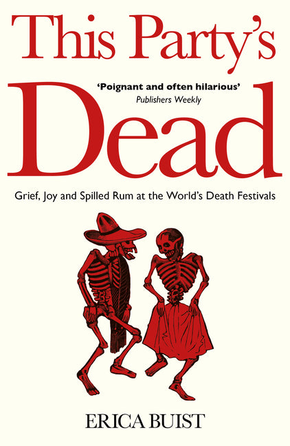 Paperback of "This Party's Dead" by Wilton Square Books, featuring the book cover with dark, artistic design and title text.
