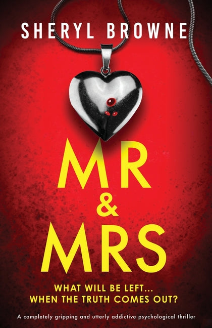 Paperback of "Mr & Mrs" psychological thriller by Bookouture, showing the book cover with dark, gripping design.