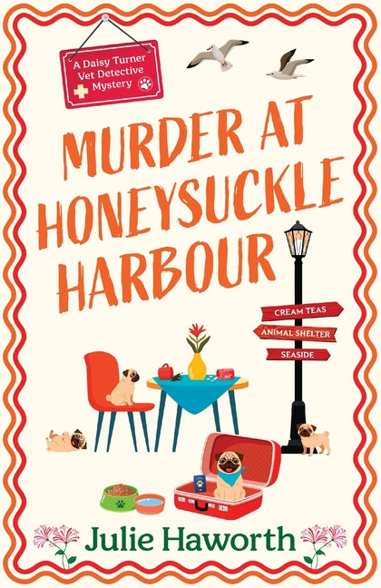 Paperback copy of "Murder at Honeysuckle Harbour" by Pellerin Books, featuring the book cover with title and author details.