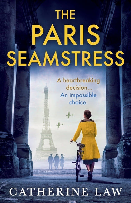 Paperback of The Paris Seamstress novel by Boldwood Books Ltd, featuring a vintage Parisian-inspired cover design.