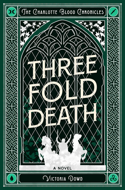 Paperback of Threefold Death: The Charlotte Blood Chronicles by Datura Books, featuring the book cover with dark, mysterious artwork.