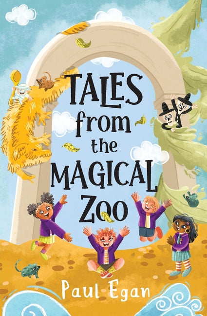 Paperback of Tales from the Magical Zoo by Paul Egan featuring colorful zoo animal illustrations on the cover.