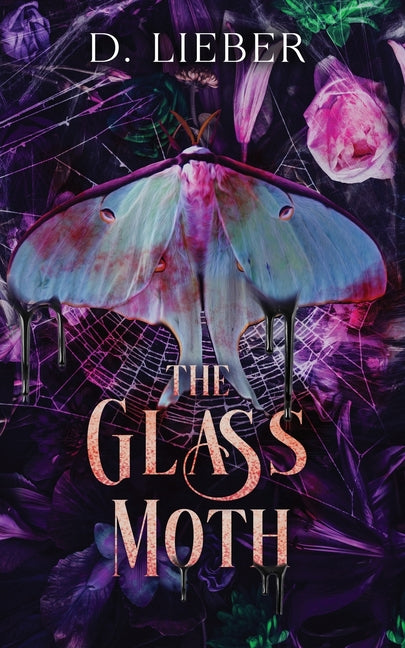Paperback of The Glass Moth by Ink & Magick showing the front cover with abstract artwork and title text.