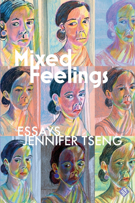 Paperback book titled "Mixed Feelings" by Jackleg Press, featuring colorful cover art with abstract design.