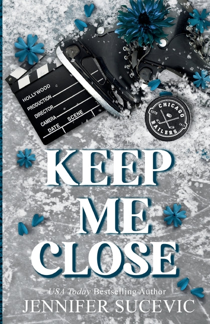 Paperback of Keep Me Close by Tangled Hearts LLC, a romantic novel featuring enemies-to-lovers and fake dating themes.