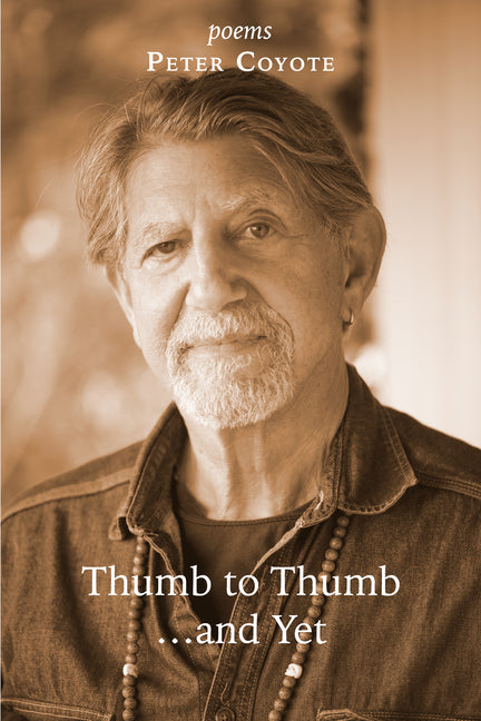 Paperback book titled "Thumb to Thumb... and Yet" by Four Way Books, featuring a cover with abstract artwork.