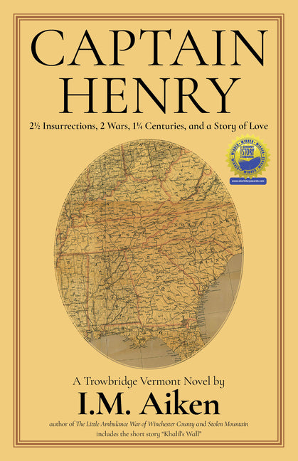 Paperback of "Captain Henry: 2 1/2 Insurrections, 2 Wars, 1 1/4 Centuries" by Flare Books, showing the book cover with title and author.
