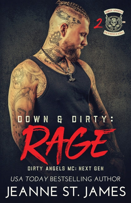 Paperback novel Down & Dirty - Rage by Double-J Romance, Inc., featuring a cover image with intense, fiery artwork.