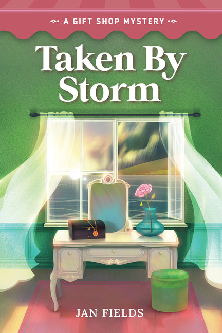 Paperback book titled "Taken by Storm" by Guideposts, featuring a cover with stormy weather imagery.