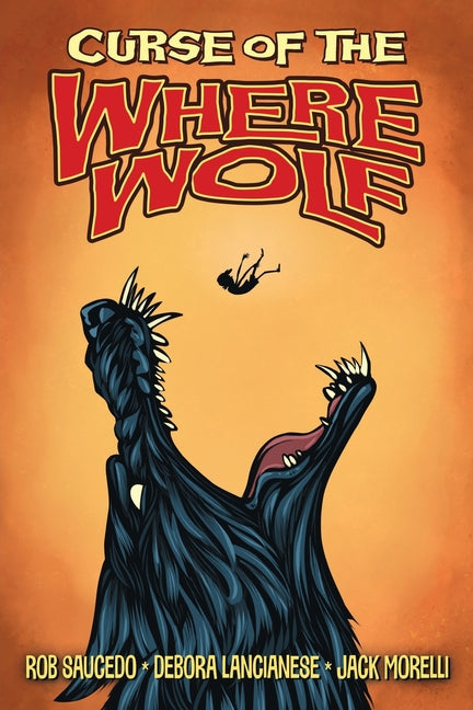 Paperback copy of Curse of the Werewolf novel by Encyclopocalypse Publications, featuring a dark, spooky cover design.