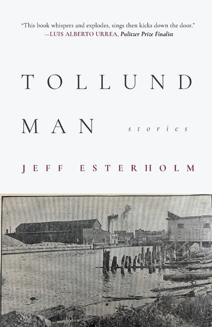 Paperback book titled Tollund Man: Stories by Cornerstone Press, featuring a cover image with historical artwork and title text.