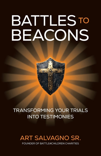 Paperback book titled Battles to Beacons by Maison Vero, featuring a cover with vibrant artwork and inspirational design.