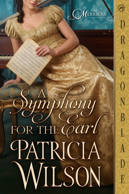 Paperback of "A Symphony for the Earl" Regency historical romance by Dragonblade Publishing, featuring vintage-style cover art.