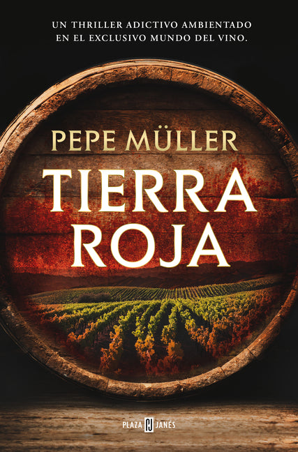 Paperback of Tierra Roja (Red Earth) by Plaza & Janes Editores, showing the book cover with title and author details.